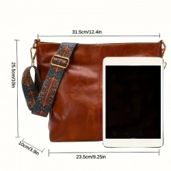 Sac à bandoulière décontracté - MARRON